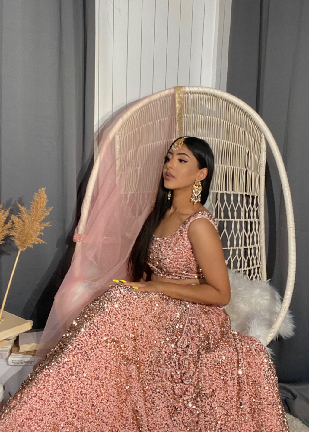 Bhano Lehenga Pink