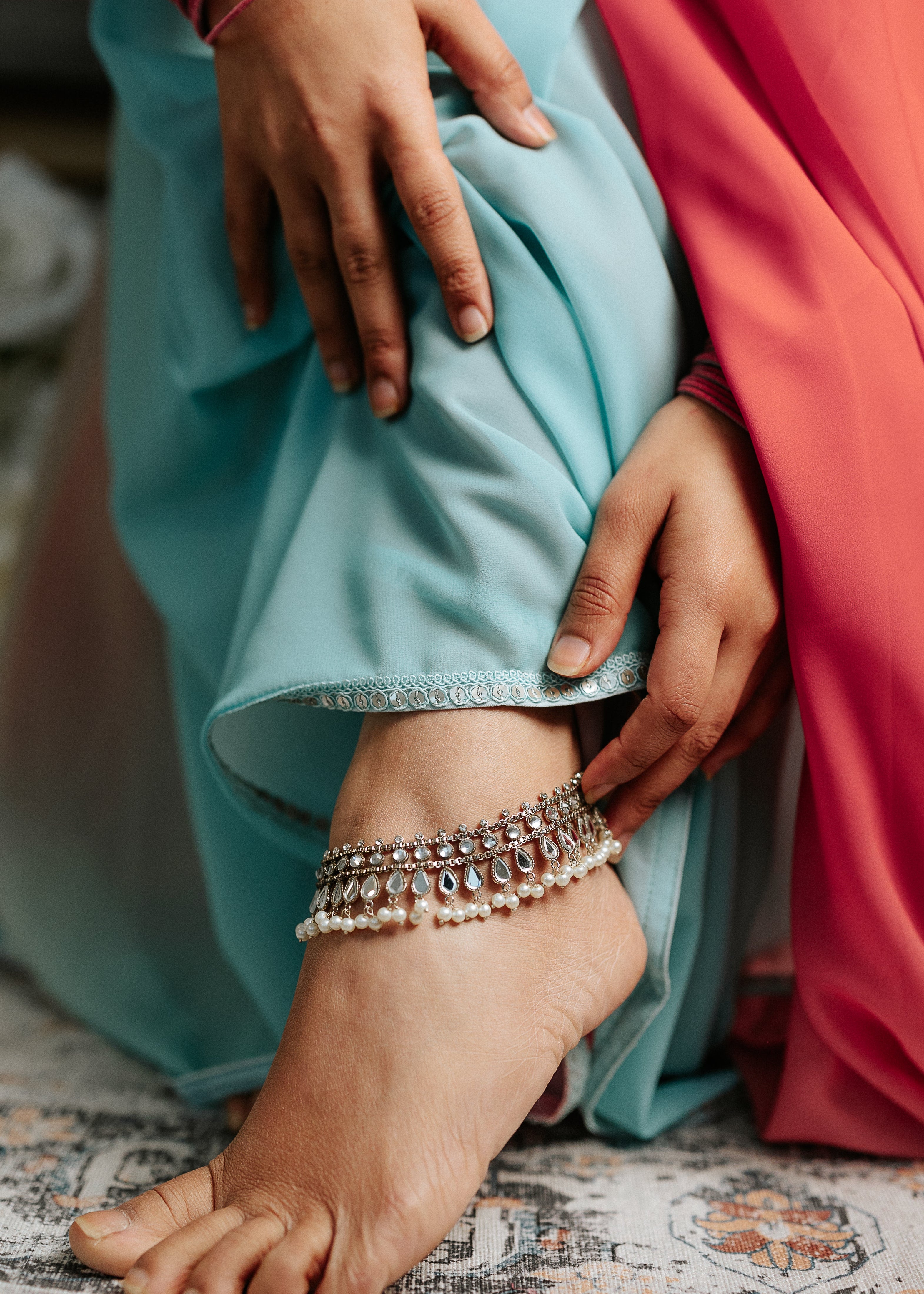 Eden Luxe Jhanjar Silver