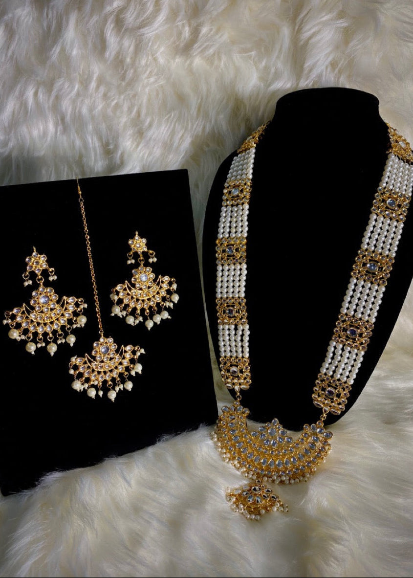 Kundan Ranihaar Set Gold