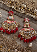 Lily Earrings Red