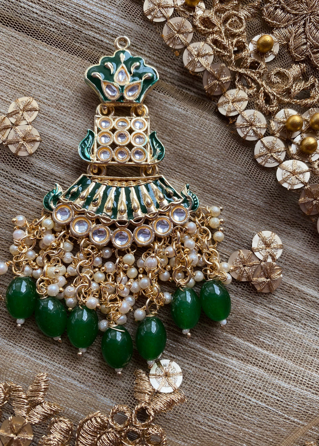 Lily Earrings Green