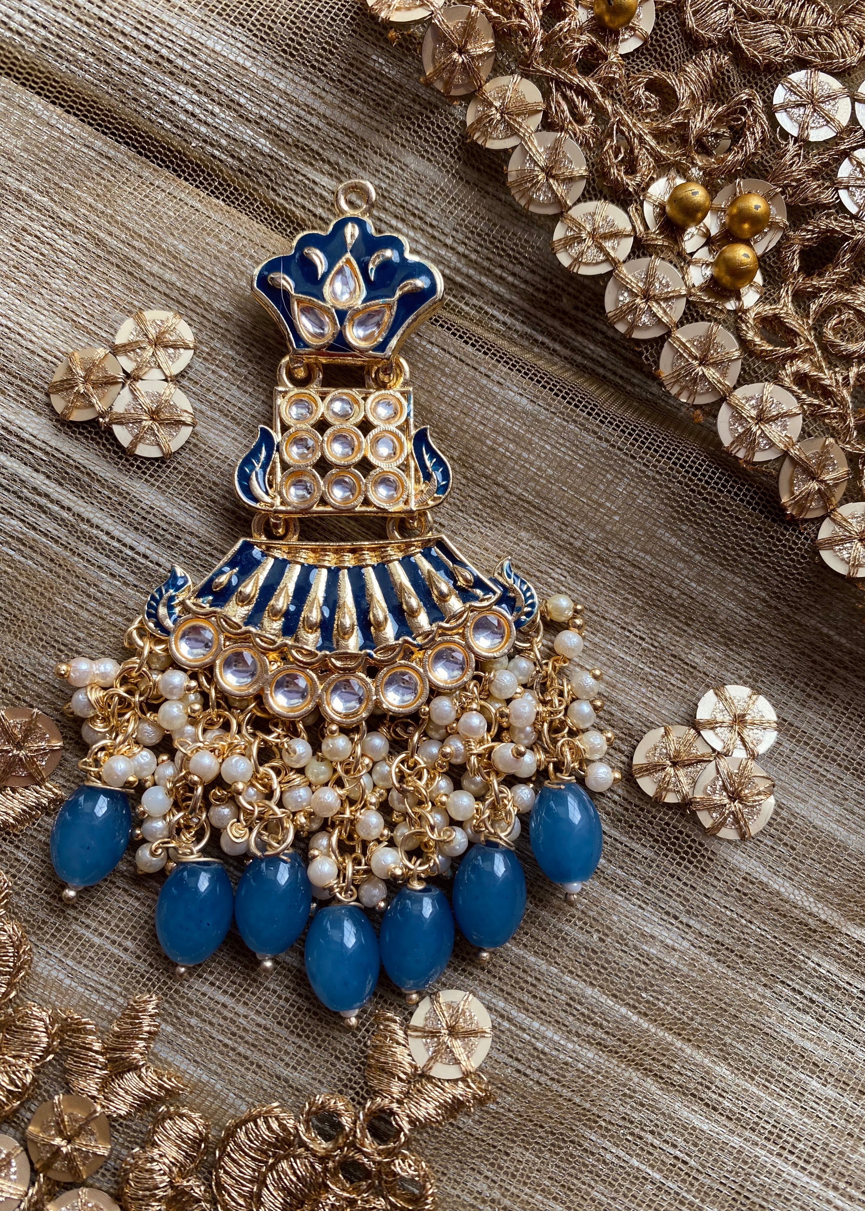 Lily Earrings Blue