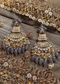 Lily Earrings Grey