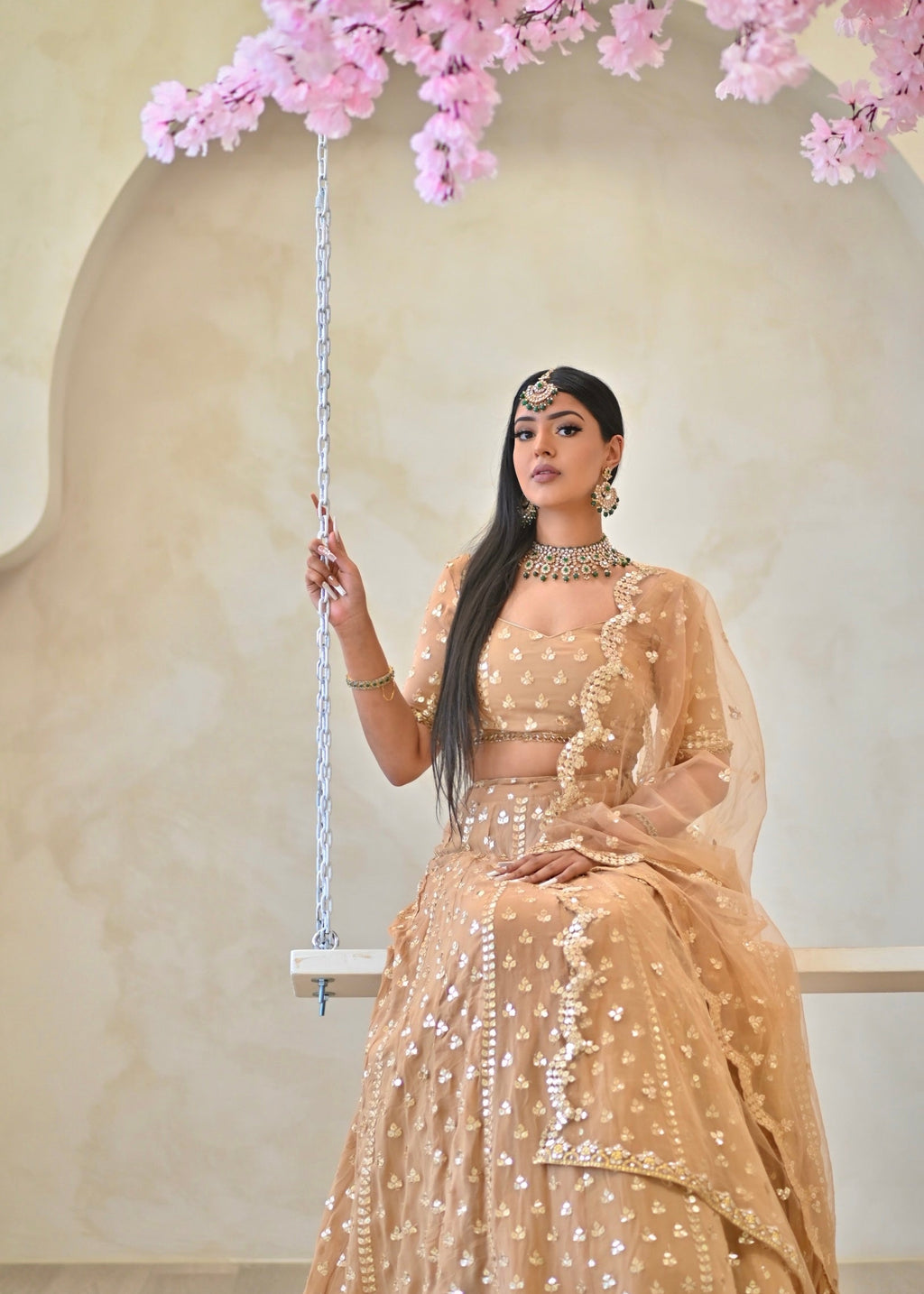 Heer Lehenga Gold