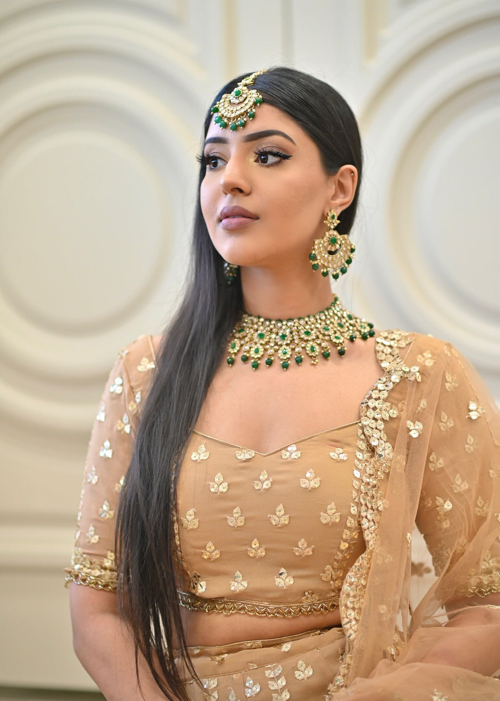 Heer Lehenga Gold