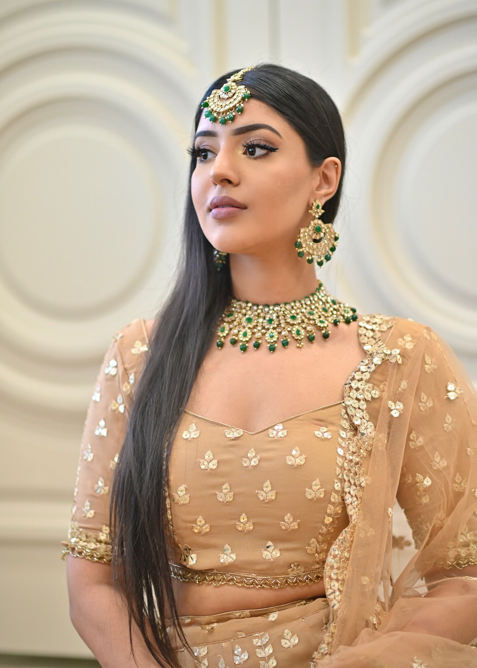 Heer Lehenga Gold