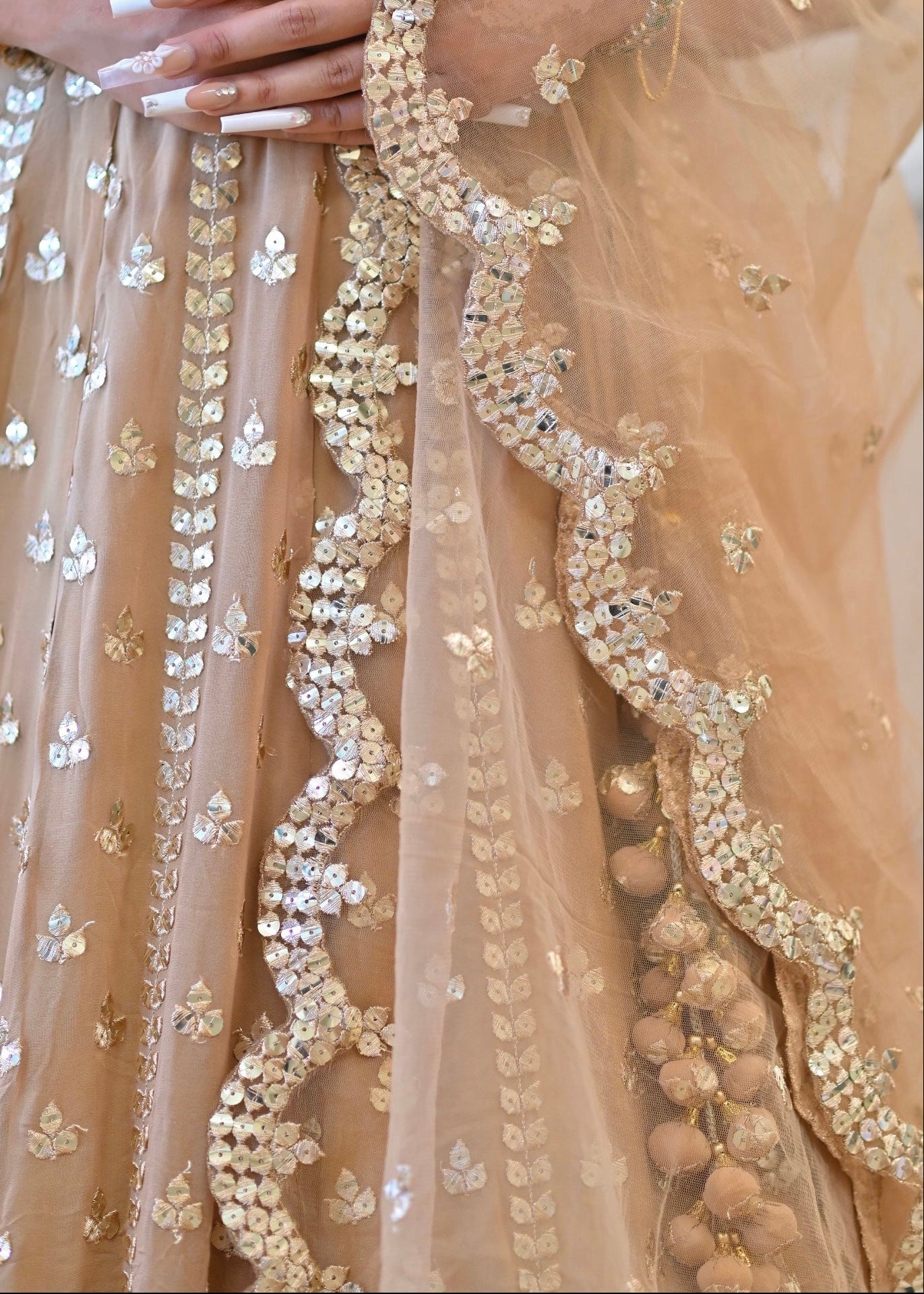 Heer Lehenga Gold