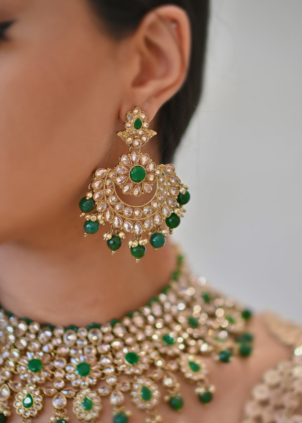 AD Bridal Set Emerald