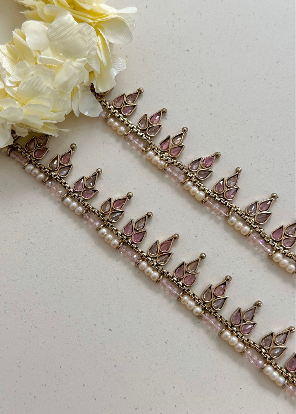 Lotus Jhanjar Pink Pearl