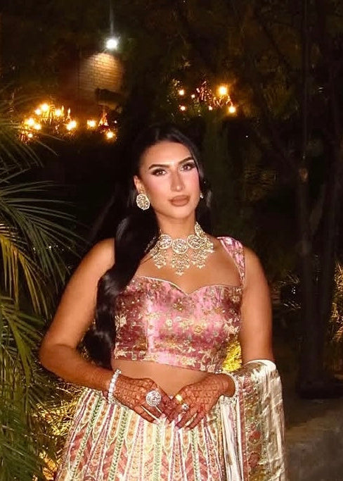 Kundan Set Round