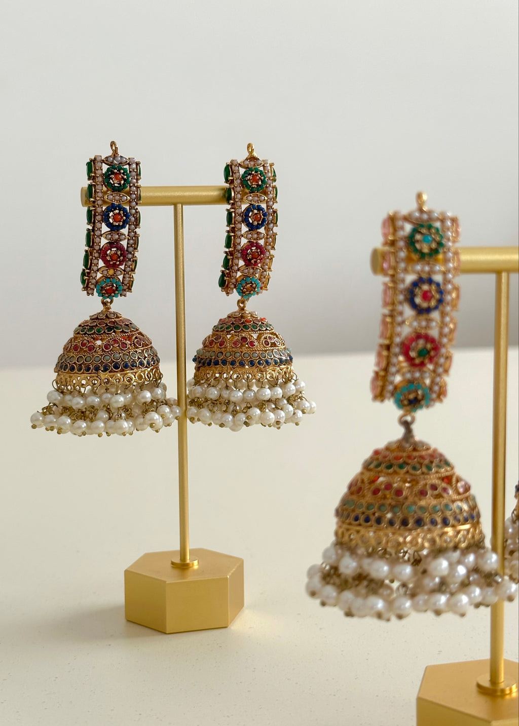 Sara Earrings Emerald