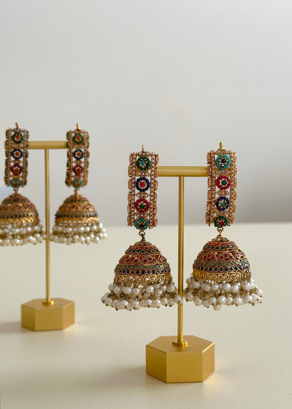 Sara Earrings Emerald