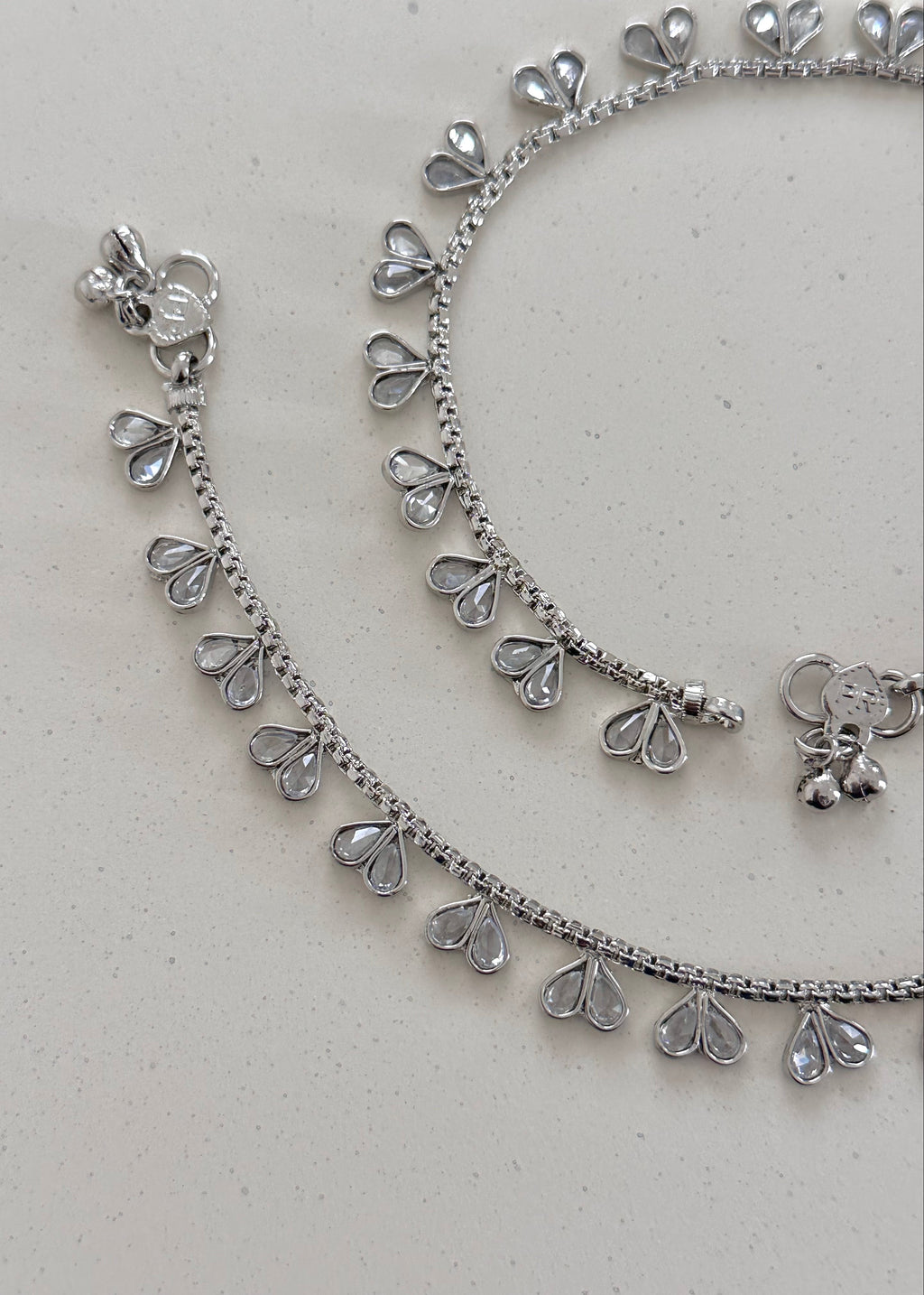 Heart Jhanjar Silver