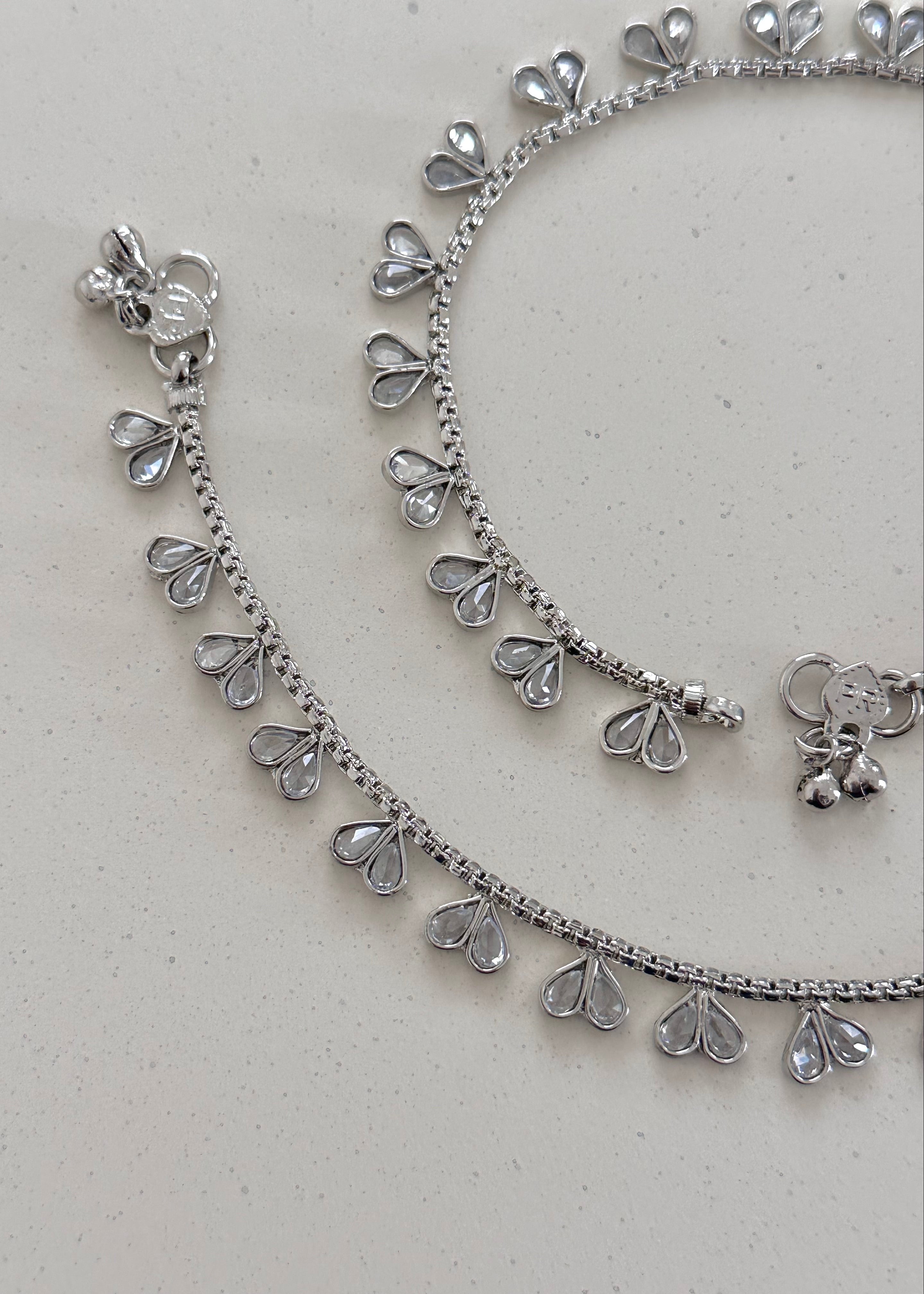 Heart Jhanjar Silver