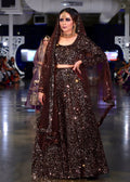 Bhano Lehenga Brown