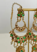 Anmol Earrings Green