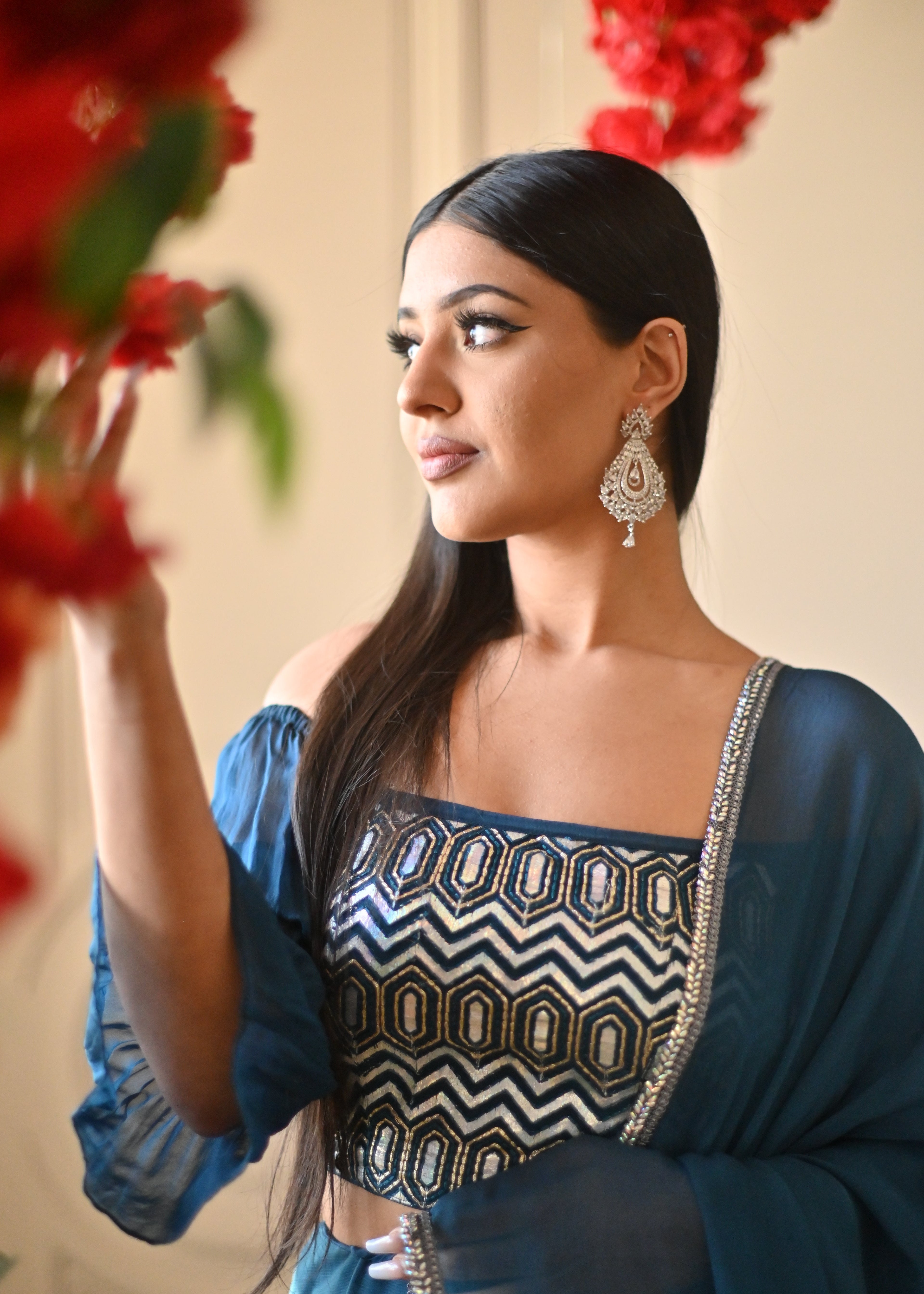 AD Earrings Silver
