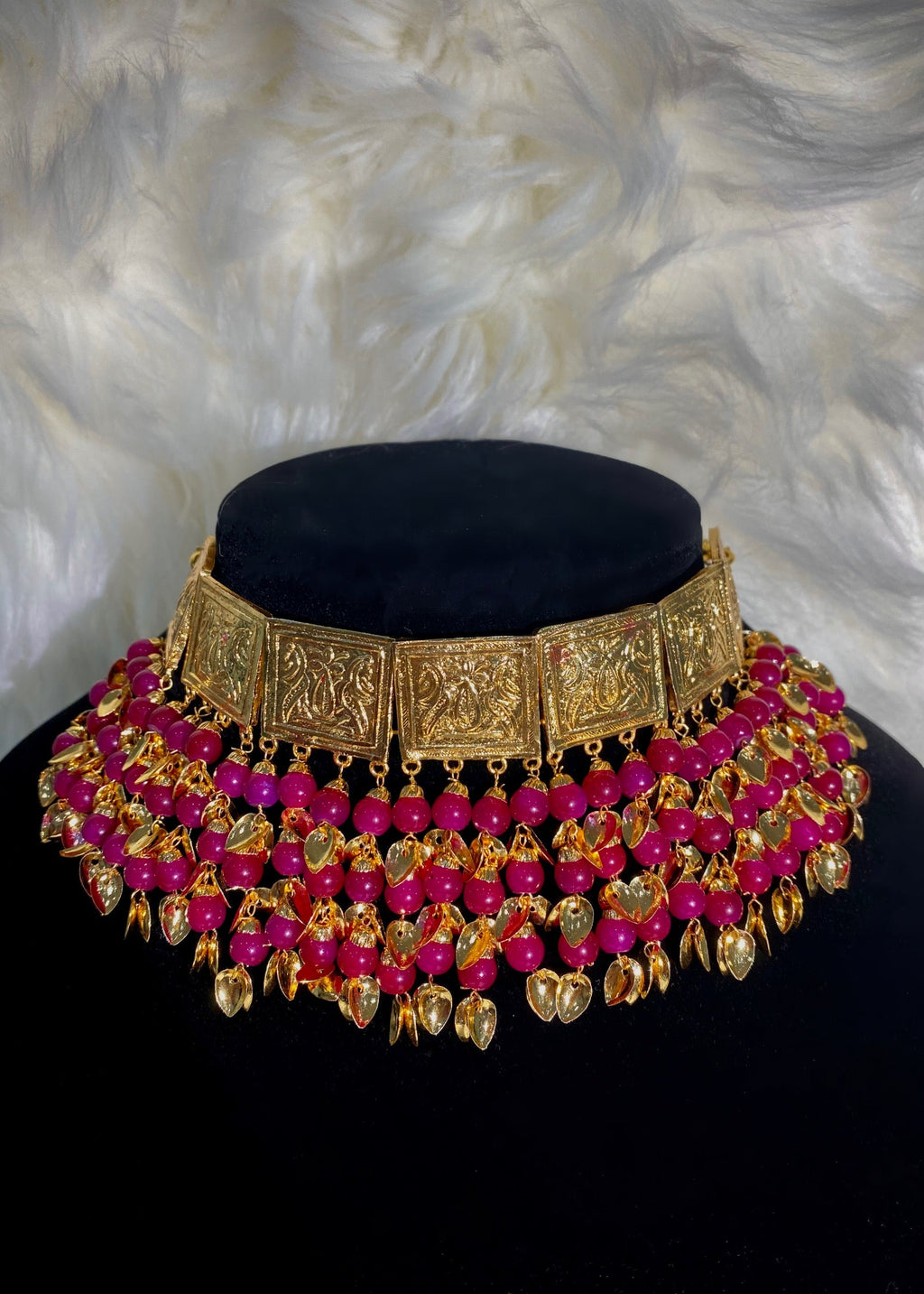 Maya Pittal Patti Set Pink