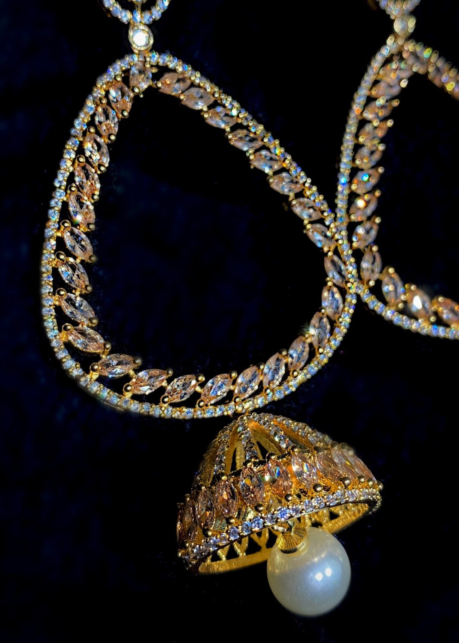 AD Earrings Pearl