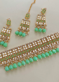 Mirror Choker Set Mint