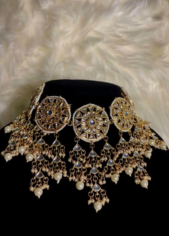 Kundan Set Round