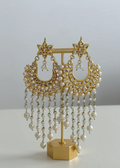 Anmol Earrings White